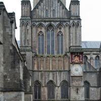 Wells Cathedral - Exerior, north transept elevation 