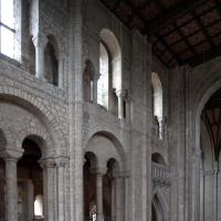 Winchester Cathedral - Interior, south transept clerestory, west elevation