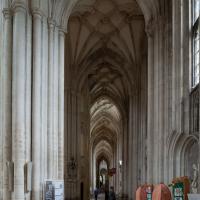 Winchester Cathedral - Interior, south aisle looking east