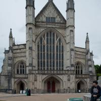 Winchester Cathedral - Exterior, western frontispiece