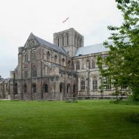 Winchester Cathedral - Exterior, north transept and lantern tower, north elevation