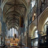Worcester Cathedral - Interior, chevet looking southeast 