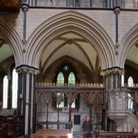 Worcester Cathedral - Interior, chevet looking north 
