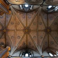 Worcester Cathedral - Interior, chevet vault 