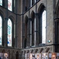 Worcester Cathedral - Interior, chevet, southeast transept 