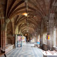 Worcester Cathedral - Interior, cloister 