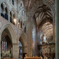 Worcester Cathedral - Interior, chevet looking norhteast 