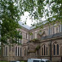 Worcester Cathedral - Exterior, chevet and northeast transept, north elevation