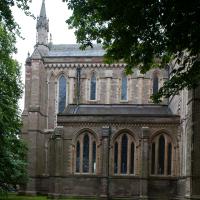 Worcester Cathedral - Exterior, Lady Chapel, north elevation 