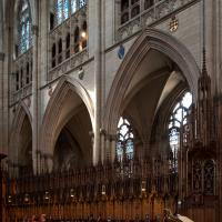 York Minster - Interior, chevet, north choir stall
