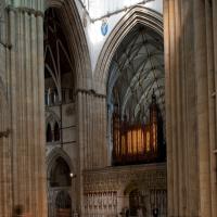 York Minster - Interior, nave looking east