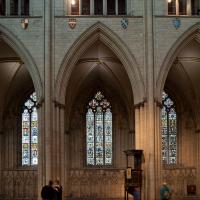 York Minster - Interior, nave looking north 