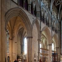 York Minster - Interior, north transept looking northwest 