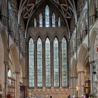 York Minster - Interior, north transept 