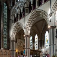 York Minster - Interior, north transept looking northeast 