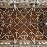 York Minster - Interior, north transept vault 