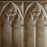 York Minster - Interior, chapter house vestibule dado