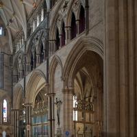 York Minster - Interior, south transept looking southwest 