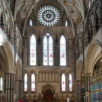 York Minster - Interior, south transept 