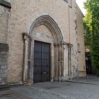 Groß St. Martin - Exterior: West facade: portal