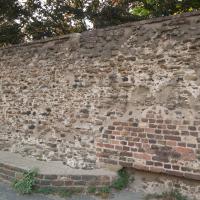 Römische Stadtmauer Köln - Masonry detail, Burgmauer Straße