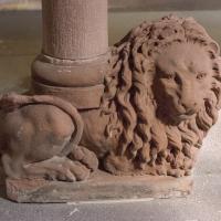 St. Ursula - Detail: Column lion base