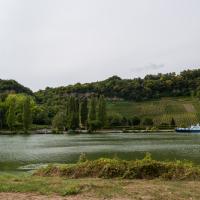 Moselle River - View of Area at the Confluence of the Sûre and Moselle Rivers