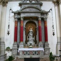 San Pietro di Castello - detail: side altar with Immacolata by Morlaiter