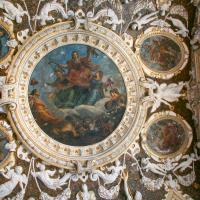 Palazzo Ducale - detail: ceiling, Sala delle Quattro Porte (Room of Four Doors)