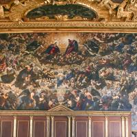 Palazzo Ducale - detail: Paradise by Jacopo e Domenico Tintoretto, Sala del Maggior Consiglio (Chamber of the Great Council)