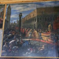 Palazzo Ducale - detail: painting, Sala del Maggior Consiglio (Chamber of the Great Council)