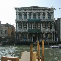 Grand Canal - view of Ca' Rezzonico, facade on Grand Canal