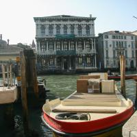 Grand Canal - view of Ca' Rezzonico from across the Grand Canal