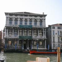 Grand Canal - view of Ca' Rezzonico from across the Grand Canal