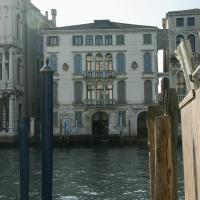 Grand Canal - view of small palazzo next to Ca' Rezzonico from across the Grand Canal