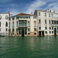 Rialto - view of buildings on north side of Grand Canal from Palazzo Duodo