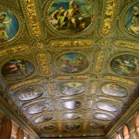 Biblioteca Nazionale Marciana - detail: ceiling, Great Hall (Salone)
