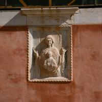 Abbazia della Misericordia - detail: sculptural relief on older 