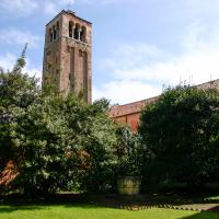 Scuola Grande della Misericordia - view of campanile, garden