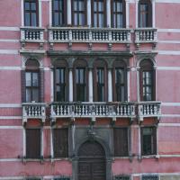Palazzo Fontana Rezzonico - detail: windows on facade