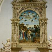 San Giovanni Battista in Bragora - view of apse with painting “Baptism of Christ”
