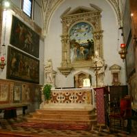San Giovanni Battista in Bragora - view of apse with painting “Baptism of Christ”