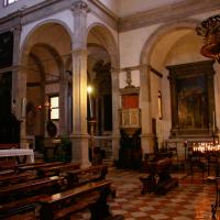 San Giovanni Crisostomo - view towards side aisle from altar