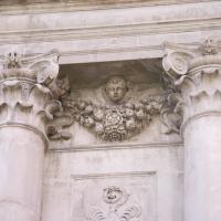 San Giorgio Maggiore - detail: column capitals, main facade