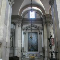 San Giorgio Maggiore - side altar with painting by Leandro Bassano