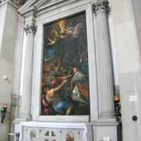 San Giorgio Maggiore - side altar with painting by Leandro Bassano