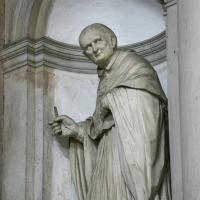 San Giorgio Maggiore - detail: sculpture in niche, interior