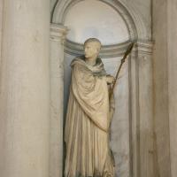 San Giorgio Maggiore - detail: sculpture in niche, interior