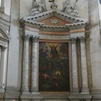 San Giorgio Maggiore - detail: side altar with painting “Stoning of Saint Stephen”