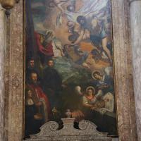 Risen Christ and Saint Andrew with Morosini Family - side altar